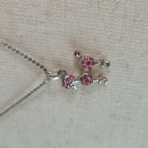 Avon BARBIE Pink Poodle Vintage 90s Y2k Necklace 9"